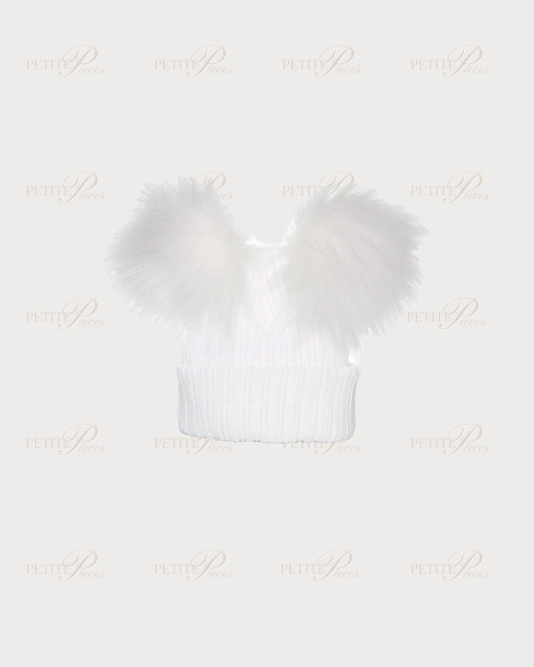Double PomPom Hat